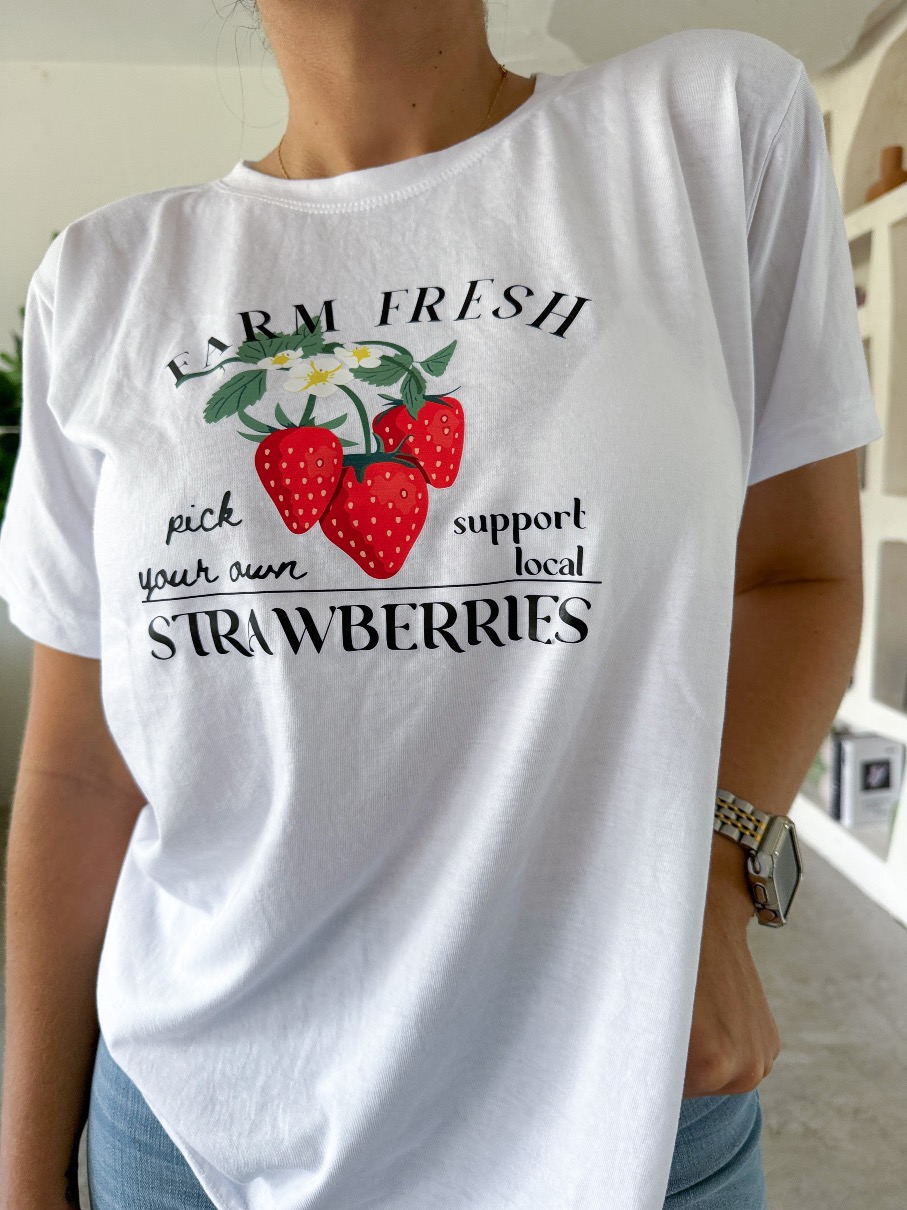 Fr Tropical Fresas Pequeñas - Blanca